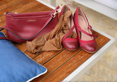 Jessicainpantyhosevid